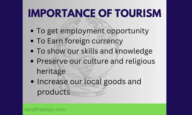 Importance of Tourism