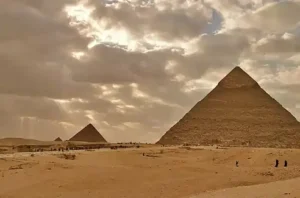 Tourist Sport The Pyramids of Giza Egypt